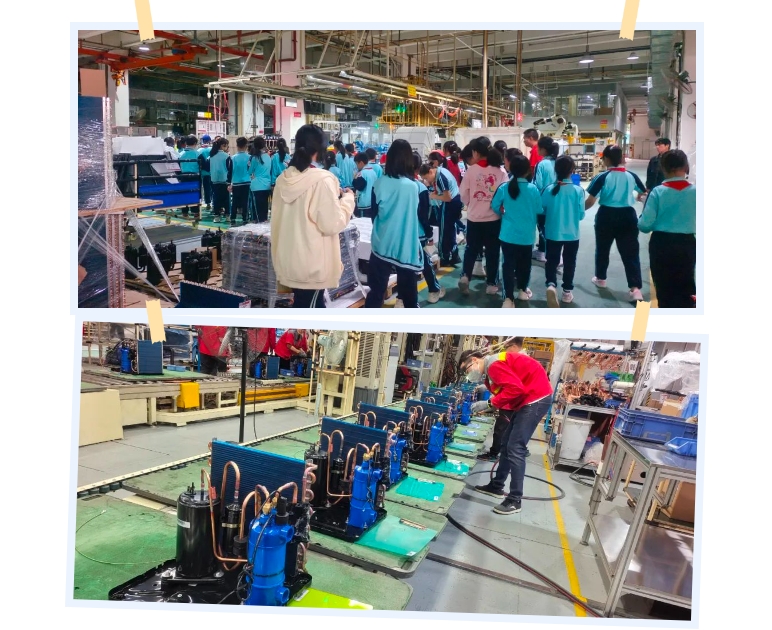 參觀芬尼生產(chǎn)車間