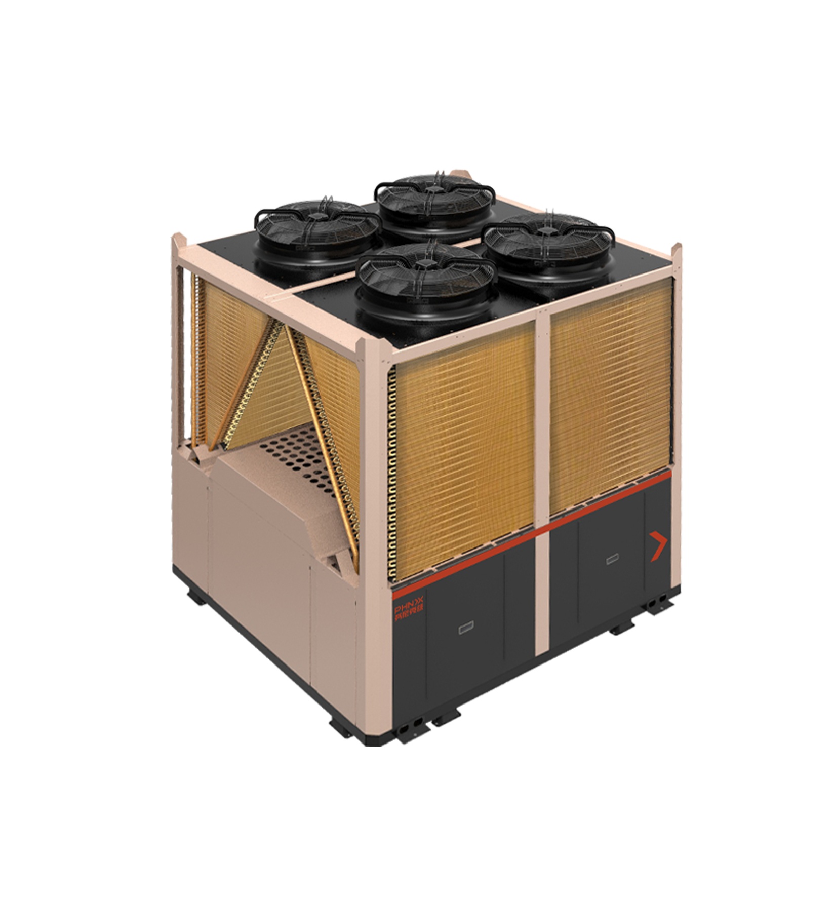 空氣能采暖制冷熱水三聯供 